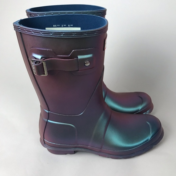 Hunter nebula short rain boots size 7 - Picture 4 of 7
